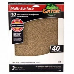 Gator Finishing Products Gator® Finishing Products Multi-Surface Sandpaper 3 Pcs.