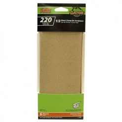 Gator Finishing Products Gator® Finishing Products 1/3 Sheet Clamp-On Sandpaper 6 Pk.