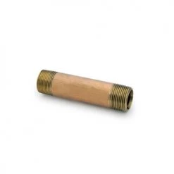 Anderson Metals Male Threaded Brass Long Pipe Nipple 3/8 In. X 3 In.