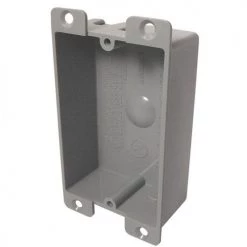 Cantex Single Gang Electrical Box With Flange