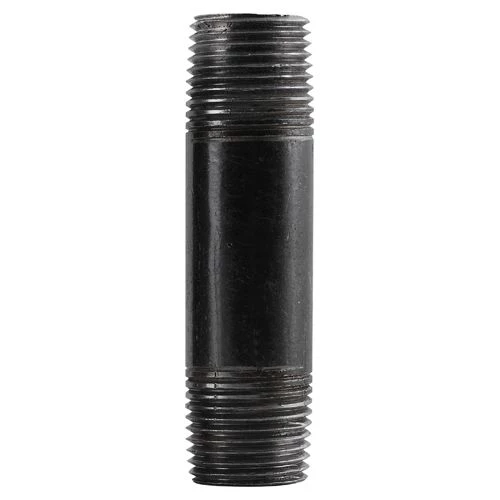 1 In. Black Steel Pipe Nipple 3 1 In. Black Steel Pipe Nipple