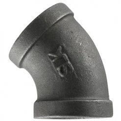 Black 45 Degree Elbow