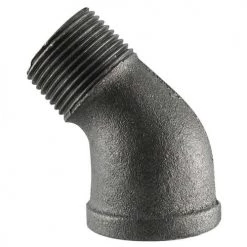 Black 90 Degree Street Elbow