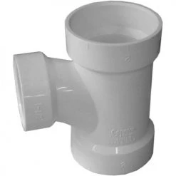DWV Reducing Sanitary Tee - Sch. 40 PVC