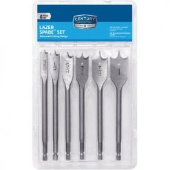 Century Drill & Tool Laser Spade Bit Set