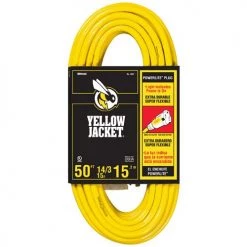 Woods Yellow Jacket 14/3 SJTW Extension Cord With Lighted End