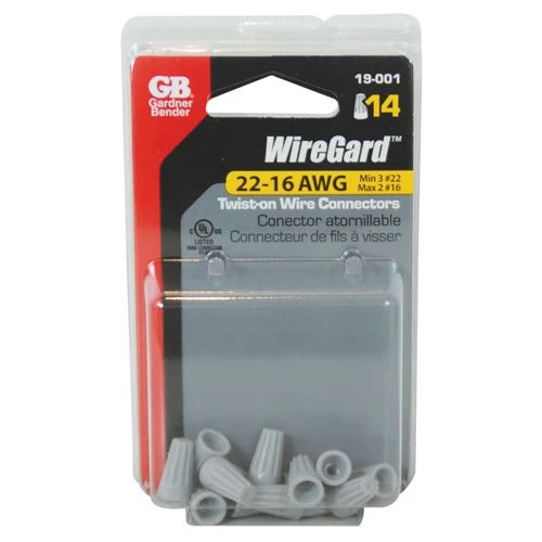 Gardner Bender WireGard- Color-Coded Screw-On Wire Connectors 3 Gardner Bender WireGard- Color-Coded Screw-On Wire Connectors