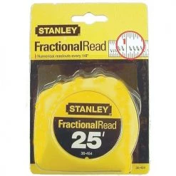 Stanley Fractional Read Tape Measure 1 In. X 25 Ft.
