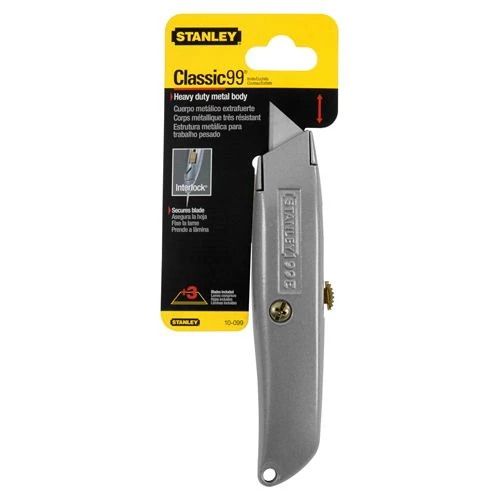 Stanley Retractable Utility Knife 6 In. 3 Stanley Retractable Utility Knife 6 In.