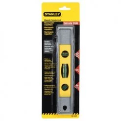Stanley Magnetic Cast Aluminum Torpedo Level 9 In.