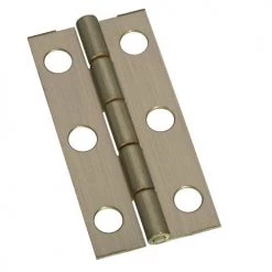 National V1800 Solid Brass Narrow Hinges