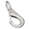 Boat Snaps Round Fixed Eye Stainless Steel