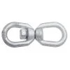 Forged Swivel Open Round Eye Link Galvanized