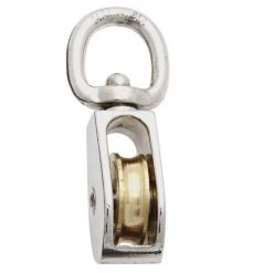 Swivel Single Pulley Nickel