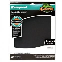 Gator Finishing Products Gator® Finishing Products Assorted Waterproof Sandpaper 4 Pk.