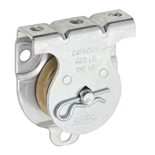 National 3219BC Wall/Ceiling Mount Single Pulley 1-1/2 In. 3 National 3219BC Wall/Ceiling Mount Single Pulley 1-1/2 In.