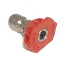 Red 0-Degree Quick Disconnect Spray Tip