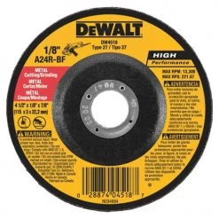 Dewalt Metal Wheel 4-1/2 In. X 1/8 In.