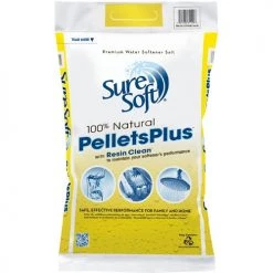 SureSoft PelletsPlus® Water Softener Salt W/ Resin Clean 40 Lb.