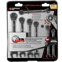 Performance Tool SAE Ratcheting Wrench Set 7 Pc.
