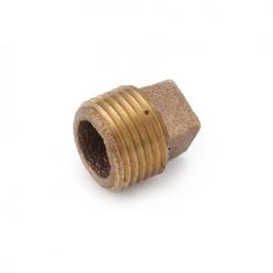 Rough Brass Cored Plug - Lead Free