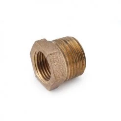Rough Brass Hex Bushing - Lead Free