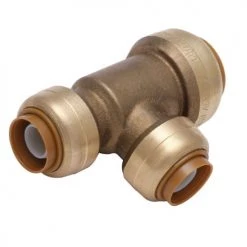 Sharkbite Reducing Tee Lead Free 3/4 In. X 1/2 In. X 1/2 In.