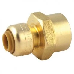 Sharkbite Reducing Female Connector Lead Free 1/4 In. (3/8 In. OD) X 1/2 In. FNPT
