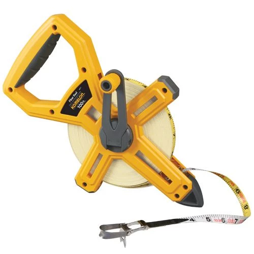 Komelon Open Reel Fiberglass Tape Measure 3 Komelon Open Reel Fiberglass Tape Measure