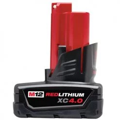 Milwaukee M12 REDLITHIUM? XC 4.0 Extended Capacity Battery Pack