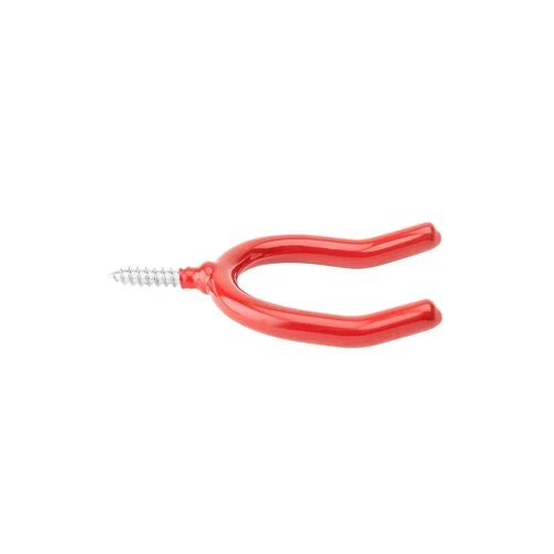 National Red Vinyl Coated Screw Double Hook 3 National Red Vinyl Coated Screw Double Hook