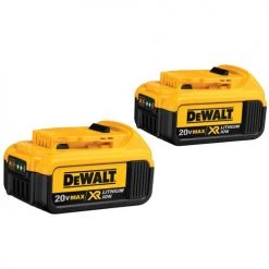 Dewalt 20V MAX Premium XR Lithium Ion Battery 2 Pack
