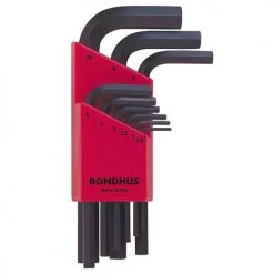 Bondhus Metric Hex End L-Wrench Set 9 Pc.
