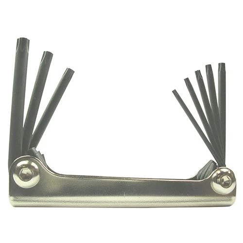 Bondhus TORX® Fold-Up Star Key Tool T9 - T40 3 Bondhus TORX® Fold-Up Star Key Tool T9 - T40