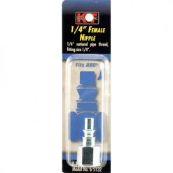 K-T Industries ARO 1/4 In. Female Nipple