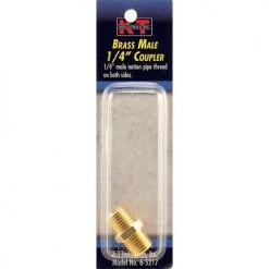 K-T Industries Brass Male 1/4 In. Coupler