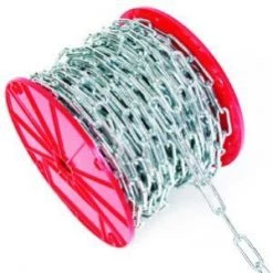 Koch Coil Chain Straight 2/0 Link Galvanized