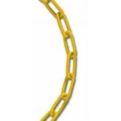 Koch Coil Chain - Straight Link Yellow 2/0 Inch (Price Listed Is Per Foot)