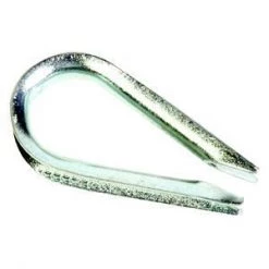 Koch Thimbles Standard Duty Card Of 2 Zinc Plated 1/8 Inch