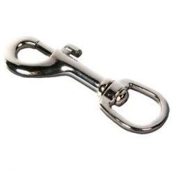 Koch Bolt Snap Swivel Round Eye 3/8 Inch Nickel Plated