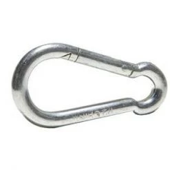 Koch Spring Snap Link Rigid Round Eye Zinc Plated 7/16 Inch