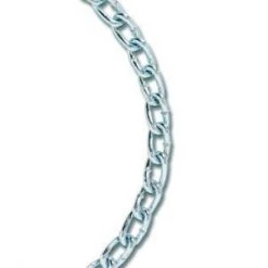 Koch Machine Chain Twist #2 Link Galvanized (Price Listed Is Per Foot)
