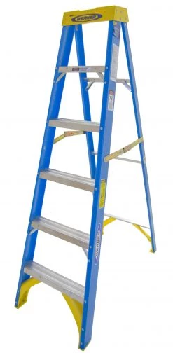 Werner Type I Fiberglass Step Ladder 6 Ft.