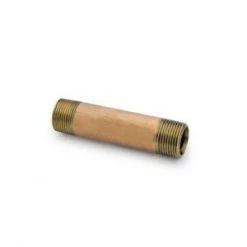 Anderson Metals Long Red Brass Pipe Nipple 3/8 In. X 6 In.