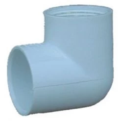 PVC Pressure 90 Female Street Elbow 1"