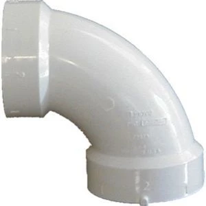 PVC-DWV 90 Degree Sanitary Elbow 3" 3 PVC-DWV 90 Degree Sanitary Elbow 3"