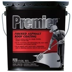 Henry Premier Fibered Asphalt Roof Coating 5 Gal.