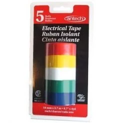 Cantech Colored Electrical Tape - 5 Pack