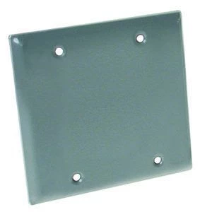 Blank Cover 2 Gang Gray 3 Blank Cover 2 Gang Gray