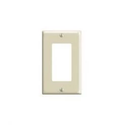 Leviton Wall Plate Decora 1-Gang Ivory